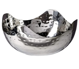 Tazón de latón elegante clásico hecho a mano multiusos para servir en el hogar cocina desechable característica fiesta sopa acero cuchara de Metal - Product Image 5