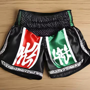 2025 Muay Thai Boxing MMA Training <b>Shorts</b> Wholesale Unisex Cotton <b>Polyester</b> Fashion Design Breathable Durable - Product Image 6