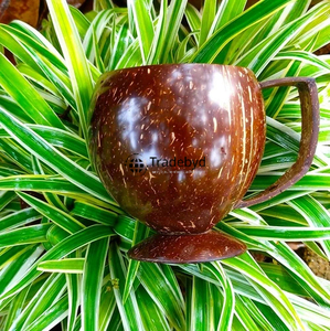 Holiday Coconut Cup Gift Set Eco Friendly Natural Shell Drinkware para regalos de Navidad por Tradebyd - Product Image 1