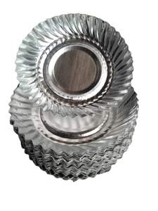 Plaque de papier enduit d'argent jetable pour la cuisine de partie et le petit pique-nique d'événements - Product Image 3