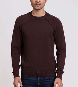 Suéteres de algodón con cuello redondo para hombre, suéter informal en blanco, nuevo diseño de moda, suéter de invierno transpirable de manga larga para hombre - Product Image 6