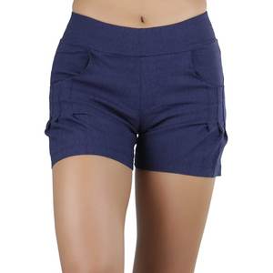 Pantalones cortos de secado rápido de cintura alta para mujer con tecnología de estiramiento de 4 vías para actividades diarias y deportivas - Product Image 5