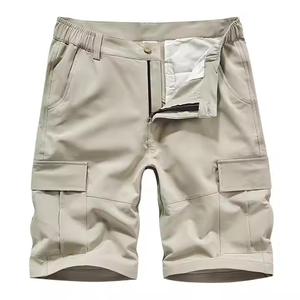 Logo personnalisé été hommes séchage rapide décontracté Cargo Shorts nouvelle marque en plein air mode porter multi-poches extensible caractéristique pour la boxe - Product Image 1