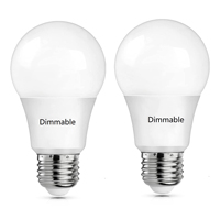 Suministro de fábrica Material de aluminio de alta calidad 2700K 4000K 5000K sin parpadeo E27 E26 B22 10W bombilla led A60 regulable