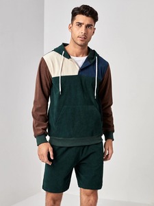 เสื้อกันหนาวมีฮู้ดผ้าฟลีซหนาสำหรับผู้ชายเสื้อกันหนาวแบบสวมหัวมีฮู้ดสำหรับฤดูหนาว - Product Image 5