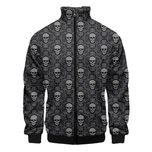 Blouson Bomber Homme Hiver Col Montant Noir Haute Qualité Réversible Coupe-Vent Durable Vente en Gros Mode Décontractée OEM - Product Image 2