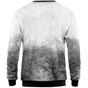 Erkek tişörtü özel süblimasyon baskılı % 100% Polyester polar yuvarlak boyun kazak yüceltilmiş tişörtü - Product Image 2