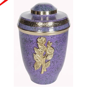 Top Designed for <b>Table</b> Decorative Wholesale Super Selling Adult Cremation Urn With Flower Design - Product Image 1