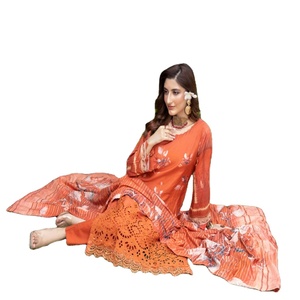 Super Whole Seller-Pakistani Salwar Kameez 3-Piece Ladies Trajes Bordado Dr Haris Bodas Fiestas Fancy Girls Pakistán India - Product Image 1