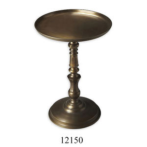 Table ronde en aluminium de conception antique en bronze moderne de plateau pour des décorations de maison et de bureau - Product Image 1