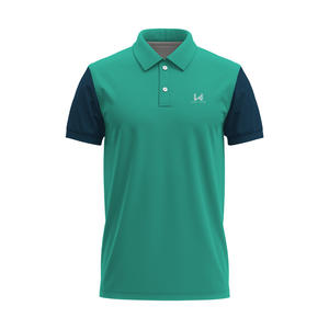 Custom High Quality Casual Men's Polo Shirts Short Sleeve Quick Dry Shrink Proof Front <b>Screen</b> Printed Solid Design OEM ODM - Product Image 4