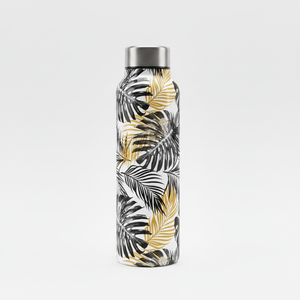 ขวดน้ำสแตนเลสพิมพ์ลายเคลือบ1L กันรั่วสำหรับสำนักงานและการเดินทาง - Product Image 5