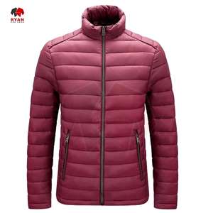 เสื้อแจ็กเก็ตขนเป็ดให้ความอบอุ่นสำหรับฤดูหนาวเสื้อโค้ทขนเป็ดน้ำหนักเบาสำหรับผู้ชายผู้หญิงใส่โลโก้ได้ตามต้องการ - Product Image 5