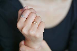 แหวนพลอยเซอร์คอนธรรมชาติทำด้วยมือ925เงินสเตอร์ลิงขนาด3มม. 5มม. ชุดฝารูปพระจันทร์สำหรับเครื่องประดับแฟชั่นชุดของขวัญครบรอบ - Product Image 6