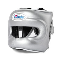 Casque de boxe professionnel en cuir véritable respirant et durable avec fermeture auto-agrippante pour l'entraînement – Fabrication d'usine