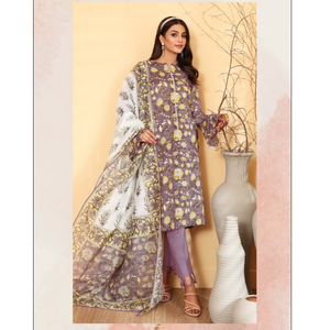 ชุดเดรสสไตล์ pakistani shalwar kameez สไตล์ punjabi 2024อินเทรนด์ลูกไม้ผ้าฝ้าย100% ธรรมชาติยาวถึงพื้น - Product Image 2