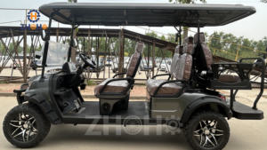Carrito de Golf Todoterreno a Gasolina de 4 Plazas, Vehículo Legal para la Calle, Compatible con Actualización de Batería de Litio, en Venta - Product Image 4