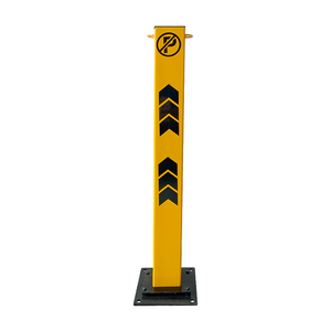 เสากั้นจอดรถแบบเลื่อนได้ ขนาด 75 ซม. ทำจากเหล็ก พร้อมระบบล็อค สำหรับใช้ในลานจอดรถ - Product Image 1