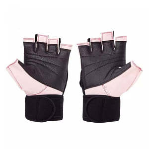 ถุงมือหนังครึ่งนิ้วสำหรับฝึกออกกำลังกายฟิตเนสถุงมือยกน้ำหนัก - Product Image 2