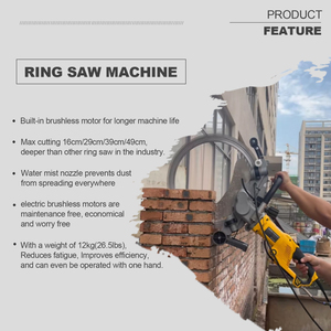 Máy cưa vòng bê tông điện Senmine là một công cụ rất chắc chắn để cắt ngay cả trong những điều kiện khắc nghiệt nhất - Product Image 5