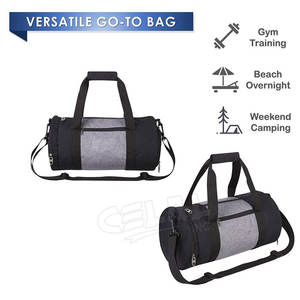 Bolsa de gimnasio con logotipo personalizado para hombre y mujer, bolsa deportiva impermeable plegable para gimnasio, venta al por mayor - Product Image 3