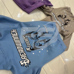 Sudadera con Capucha Personalizada, Tejido Grueso de 400 g/m², 100% Algodón, Estilo Vintage, Impresión Puff, Tinte para Prendas, Talla Grande, Impresión Puff 3D - Product Image 3