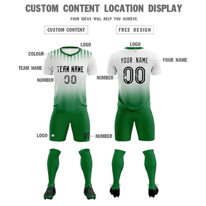 Uniformes de football unisexes personnalisés en gros 100% polyester entièrement sublimés, confortables à porter, vêtements de football - Product Image 3