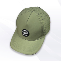 Gorra Deportiva Premium Impermeable de 6 Paneles, Transpirable, Ajustable, de Secado Rápido, Duradera, Ligera, Elegante y Moderna, Hecha en Vietnam