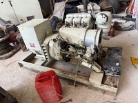 Generatore Diesel Usato da 25 KWA, Modello a Telaio Aperto, Alta Qualità, 400/230V 50/60HZ con Protezione Automatica da Sovratensione e Sovraccarico