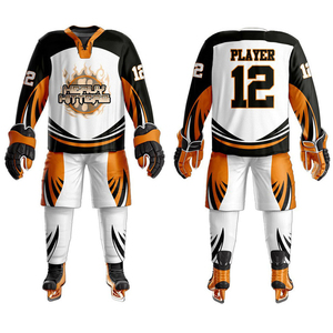 Uniforme de maillot de hockey sur glace personnalisé sublimé Qualité supérieure Durable Respirant Léger Maillot spécifique à l'équipe - Product Image 6