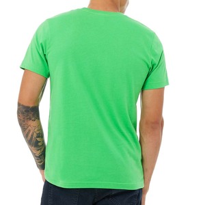 เสื้อยืดผ้าแคนวาสสำหรับทุกเพศเสื้อยืดพิมพ์โลโก้ได้ตามต้องการ - Product Image 3