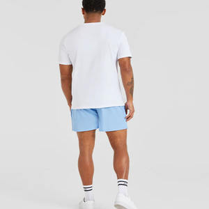 Vente en gros de shorts de musculation pour hommes avec logo personnalisé à séchage rapide confortables et solides pour la course active - Product Image 4