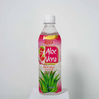 Private Label Frambozen Gearomatiseerde Aloë Vera Pulpsap Drink Dieetdranken In Flesvrije Proefpuree Voor Export