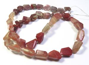 ลูกปัดหินลาบราดอไรต์สีแดง andesine 15 "สาระ8-14.5มม. ลูกปัดลาบราดอไรต์ธรรมชาติ - Product Image 5