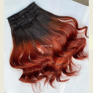 Extensiones de Cabello Humano Vietnamita Sedoso con Clip, Técnica Eslava, para Distribución al por Mayor - Product Image 1