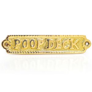 ป้ายป้ายชื่อหรือป้ายติดผนังทำจากทองเหลืองรูปแบบใหม่ออกแบบตามสั่งและทนทานสำหรับเรือติดผนัง - Product Image 2