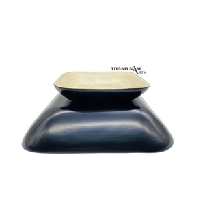 2023 taille personnalisée bambou jetable plat rond naturel écologique saladier Vietnam pour soupe fête nourriture ustensiles de cuisine utilisation - Product Image 2