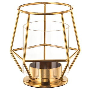 Porte-bougie en forme de T, décoration intérieure, en verre, de couleur fraîche, Design de thème de nuit - Product Image 4