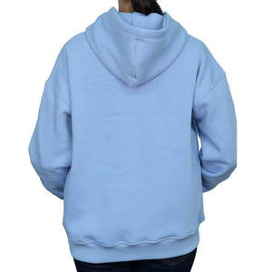 Venta al por mayor 100% algodón sudaderas con capucha transpirables color sólido sudaderas - Product Image 4