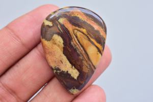 ¡Raro! Outback-cabujón de jaspe, Gema de jaspe para joyería, piedra para anillo, piedra de Color marrón - Product Image 2