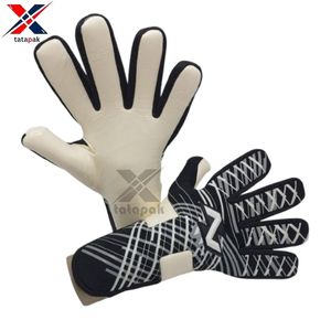 Gants de football professionnels unisexes pour adultes, en cuir, respirants, de haute qualité, logo personnalisé, vente en gros - Product Image 1
