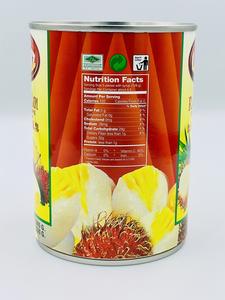 อาหารกระป๋องผลไม้กระป๋องแสนอร่อยฮาลาล565กรัมพร้อมรับประทานเงาะลินซ์กับสับปะรดในน้ำเชื่อม - Product Image 2