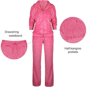 Conjunto Deportivo Informal con Logotipo Personalizado OEM, Sudadera Corta Lisa y Pantalones Deportivos de Dos Piezas para Mujer - Product Image 5