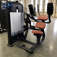 Máquina Comercial de Abdominales con Pila de Pesas de 70 kg, Equipo de Entrenamiento de Fuerza para Gimnasios Comerciales