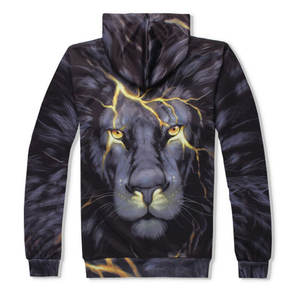 Ensemble de survêtement pour homme à la mode, imprimé lion tonnerre, coupe-vent, respirant, logo personnalisé, sublimation, couleurs et tailles personnalisées - Product Image 3
