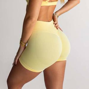 Nouveaux vêtements de sport pour femmes Mini jupe respirant deux en un ensembles de gymnastique avec poche latérale conception personnalisée short en maille shorts pour femmes - Product Image 2