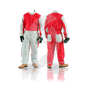 Trajes de Protección contra Chispas de Arena (Ropa de Seguridad) al por Mayor, Hechos de Cuero Dividido y Algodón, Color Personalizado, Anti-Calor/Anti-Corte/Resistentes al Fuego - Product Image 6