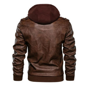 Chaqueta de cuero transpirable personalizada para hombre de nueva temporada, chaquetas de cuero para hombre al por mayor - Product Image 1