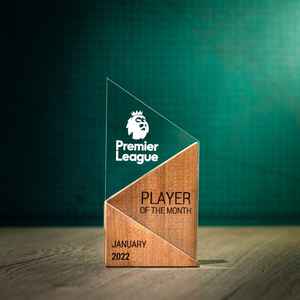 100% trophée acrylique en bois naturel prix personnalisé sur mesure Design personnalisé moderne Plaque bois Unique petit moyen - Product Image 2