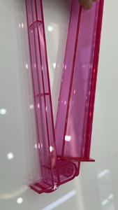 Pink <b>Plastic</b> Mahjong <b>Tile</b> Pusher Rack Portable Game Accessory for American Mahjong Play - Product Image 4